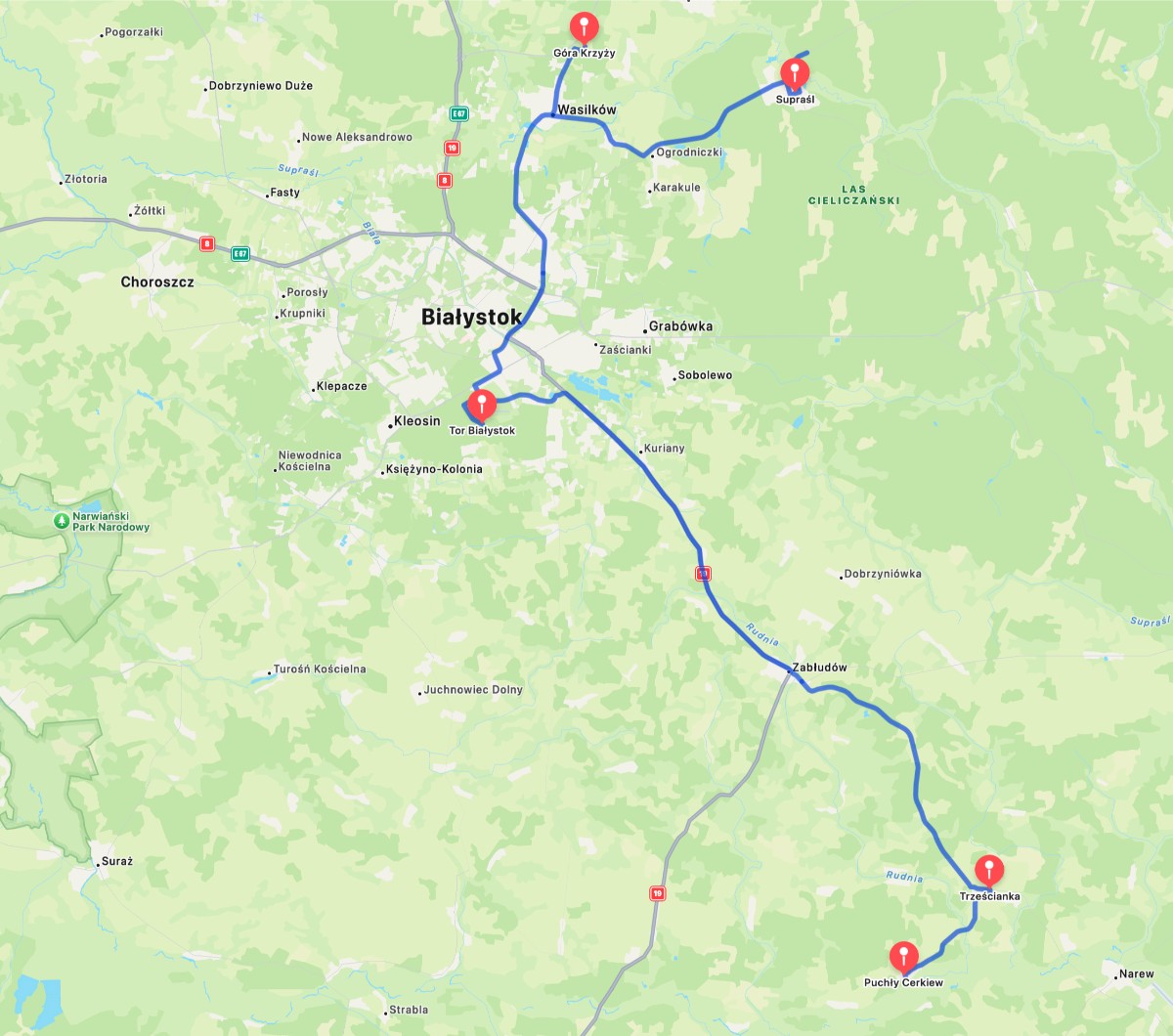 Podlaskie mapa 3 Podlaskie mapa 3